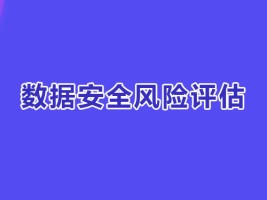 数据安全风险评估