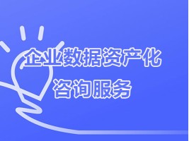 企业数据资产化咨询服务